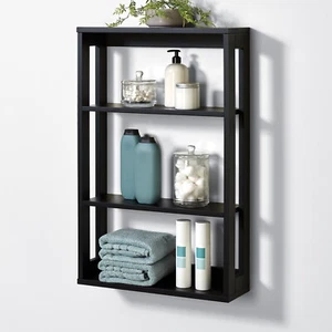 Bathroom Wall Mounted Storage Shelf 4 Tier Home Small Spaces Organizer Rack US - Picture 1 of 6