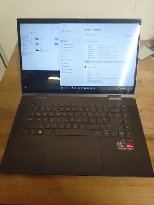 HP ENVY x360 15.6" 2 in1 Laptop AMD Ryzen 5 8GB RAM 512GB SSD Black Touch Win 11 - Image 1 of 4