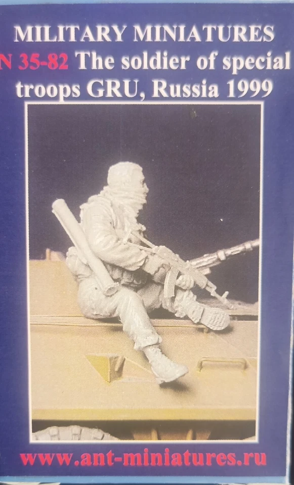 MODELLISMO - Speciasl Troops GRU Soldier Russia 1999 - ANT35-82 min. 1/35 - Immagine 1 di 1