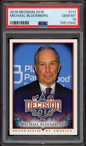 2016 Leaf Decision Michael Bloomberg #111 (PSA 10) - Bild 1 von 1