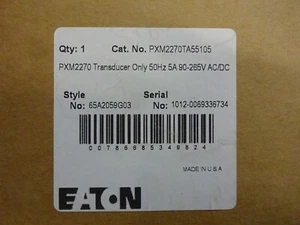 EATON PXM2270TA55105 PXM2270 TRANSDUCER 65A2059G03 / 5A 90-265V AC/DC 50HZ NEW - Picture 1 of 2
