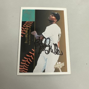 Marlins Billy McMillon Signed Autographed 1994-95 Fleer Excel Kane County Card