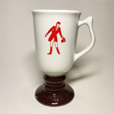 Vintage Loew's Hotels Hall Footed Mug with Red Squire Logo #1273, USA - Image 1 of 4
