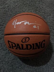 Nico Mannion Signed Ball Autographed NBA Spalding Basketball Ball