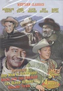 Bad Man of Deadwood Angel and the Badman Cry Blood Apache Abilene Town DVD New - Picture 1 of 1