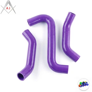 For 2000-2004 SUBARU LEGACY L/GT 2.5L Silicone Radiator Coolant Hoses Kit Purple - Picture 1 of 7