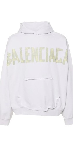 Maglione BALENCIAGA Tape Type bianco uomo