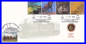 1999 FARMERS TALE: Bluebell Railway FDC with Making Tracks East Grinstead H/S - Picture 1 of 2