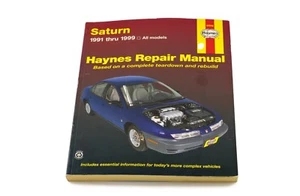Haynes 87010 Saturn 1991 To 1999 Service Repair Manual SL SC SW Models Softcover - Picture 1 of 12
