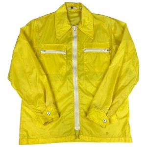 VTG 70s USA NYLON WOOLRICH SURFER JACKET HOT ROD WINDBREAKER 36” S - Picture 1 of 6