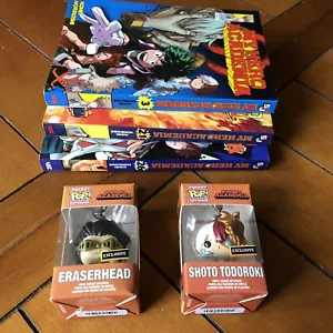 My Hero Academia #3, #26, #21 Books & Eraserhead & Shoot TodoRoku Key Chains - Picture 1 of 13
