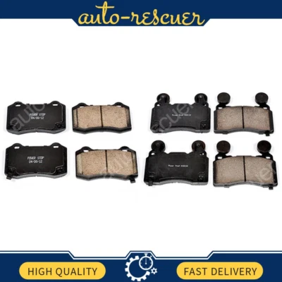 Juego de pastillas de freno de disco delanteras traseras Power Stop 2x para Chevrolet Camaro 2010-2017 Foto 1 de 3