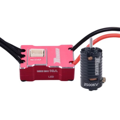 Motor sin escobillas Rocket 2500KV con 18A ESC para Kyosho 1/24 1/28 1/32 RC Drift Car Foto 1 de 4