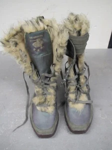 North Face Military Lace Up TNF NSE 4-3284 Boots Sz 8 Sorel - Pre-Owned - Picture 1 of 9