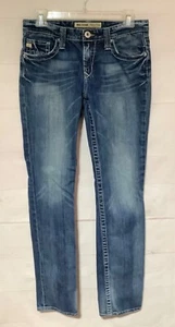 BIG STAR sz 27 R Maddie Skinny distressed medium wash jeans - Picture 1 of 11