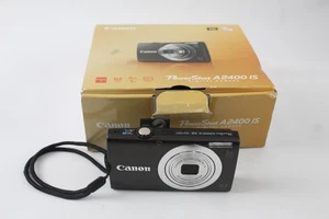 Canon Powershot A2400 IS Digital Compact Camera Working w/ Canon 5x IS Zoom Lens - Picture 1 of 5