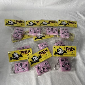 Lotto di 10 Mini Quaderni Portachiavi Felix Il Gatto NJ Croce Co NUOVI - Foto 1 di 3
