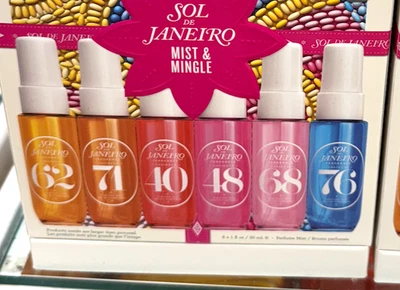 Sol de Janeiro Mist & Mingle 6 piezas juego de niebla de fragancia 62 71 40 48 68 76 2025 NUEVO Foto 1 de 4