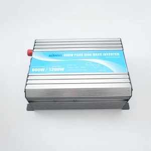 GIANDEL Power Inverter Pure Sine Wave 600Watt 12V DC to 110V 120V - Picture 1 of 3