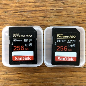2 cartes SD SanDisk Extreme Pro 256 Go – Comme neuves – - Photo 1/1