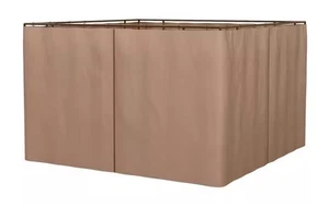 10' x 10' Universal Pavillon Seitenwand Set mit 4 Panel für Pergolen & Cabanas - Bild 1 von 4