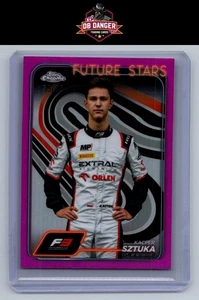 2024 Topps Chrome Formula 1 #50 Kacper Sztuka Pink Refractors #/75 - Picture 1 of 2