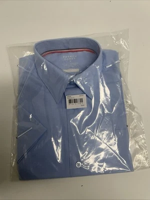 Camisa unissex French Toast S/S com botões (tamanhos 7) nova em plástico - Imagem 1 de 2