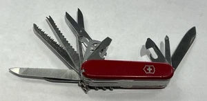 VICTORINOX Champion Plus Swiss Army Knife Multi Tool RED With Case - Picture 1 of 14