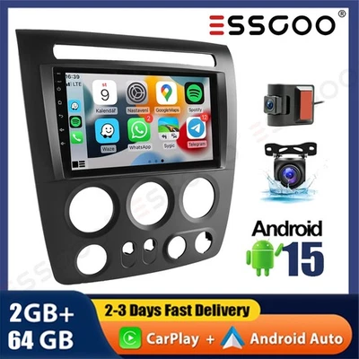 DVR+ For Hummer H3 2006-2010 Android 15 Carplay Car Stereo Radio GPS 64GB+Camera - Image 1 of 4