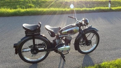 Motorrad NSU FOX 125 Baujahr 1954 Schwarz Sehr guter Zustand - Bild 1 von 4