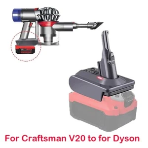 Battery Adapter For Craftsman 20V Battery Convert to For Dyson V6 V7 V8 Cleaner - Picture 1 of 10