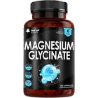 Magnesium Glycinate Capsules High Strength 1040mg Fatigue Bone Health 360 Tablet