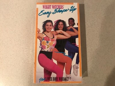 Weight Watchers Easy Shape-Up Plus Lower Body Workout (VHS, 1991) Foto 1 de 4
