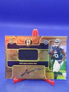 Treylon Burks 2022 Gold Standard Rookie JERSEY AUTOGRAPH #215 53/199