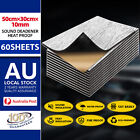 60pcs 12"*20" Sound Deadening Insulation Heat Proofing Foam Self-adhesive Mat