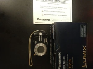 Panasonic LUMIX DMC-TZ3 7.2MP Digital Camera - Black fully functional - Picture 1 of 11