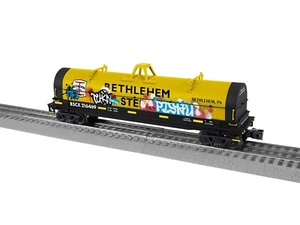 O-Gauge LIONEL 2226510 O COIL CARS BETHLEHEM STEEL #216469 W/GRAFFITI - Picture 1 of 1