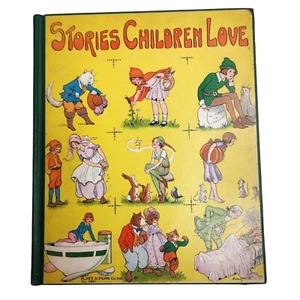 1933 Stories Children Love Nine Stories Platt & Munk No. 100D Made in USA - Picture 1 of 15