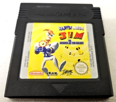 Earthworm Jim Menace 2 The Galaxy (Nintendo Game Boy Color) authentique [vend... - Photo 1/4