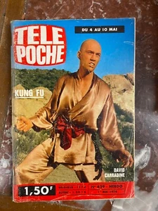 ANCIENNE REVUE TÉLÉ POCHE 1974 N° 429 KUNG FU DAVID CARRADIME - Picture 1 of 1