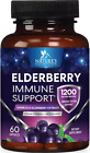 Elderberry Immune Support 10:1 Extract Capsules - Daily Immune Support Supplemen