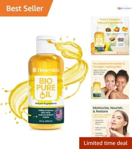 Organic Body Oil 8oz for Scars & Stretch Marks - Deep Hydration, Anti-Aging Care - Picture 1 of 10