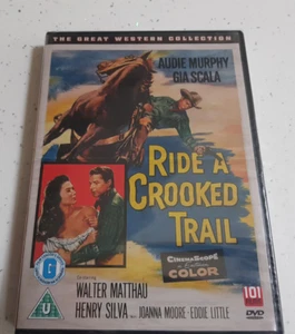 Ride a Crooked Trail - DVD - New & Sealed Audie Murphy Western - Imagen 1 de 2