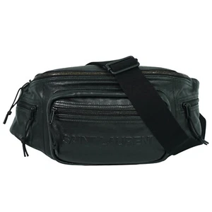 Bolso Cinturón SAINT LAURENT Nuxx Cuero Negro - Imagen 1 de 10
