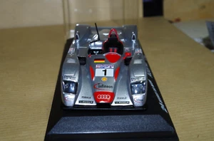 Audi R8 24 Stunden von Man 2001 Ixo / Altaya fehlt 1 Spiegel und Spoiler - Bild 1 von 3