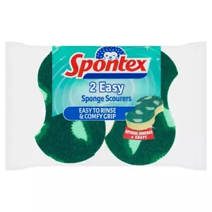 Spontex Easy Zitronenschwammscheuer 2er Pack - Bild 1 von 4