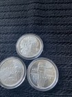 New Listinglot of 3 silver shield 1oz rounds