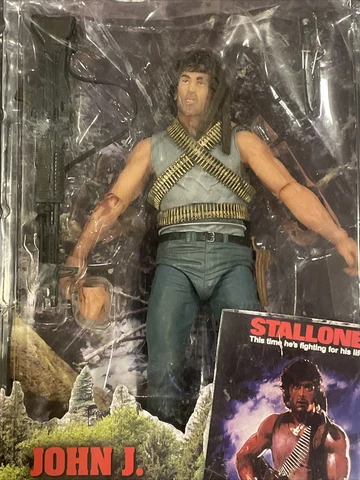 NECA First Blood Series John J Rambo Action Figure Cover
