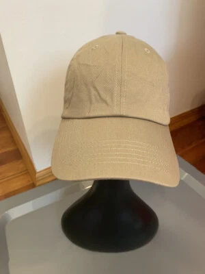 ETHOS Beige Baseball Cap StrapBack 100% Cotton One Size - image 1 of 4