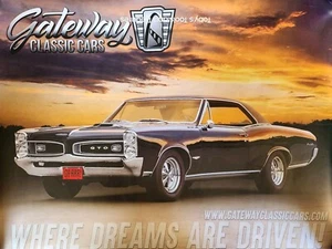 Gateway Classic Cars Poster 24"x18" Pontiac GTO GR-RRR! Where Dreams Are Driven - Picture 1 of 1